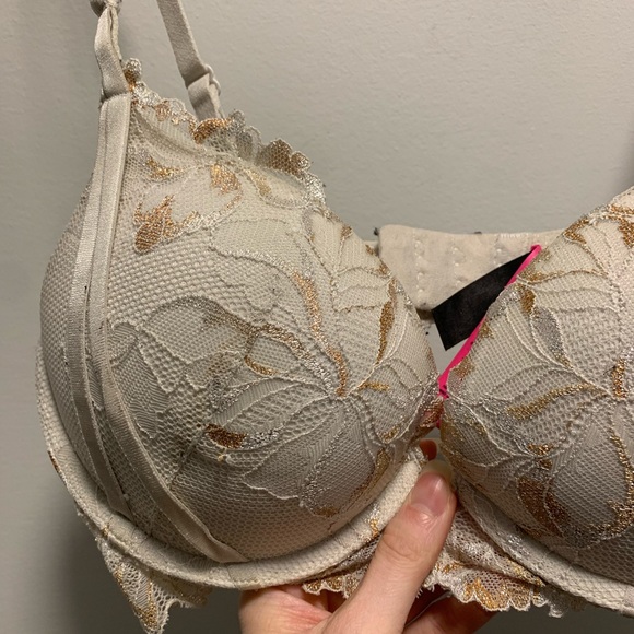 gold and white push up bra - Picture 9 of 9